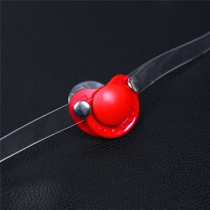 Кляп-соска Silicone Strap, Red