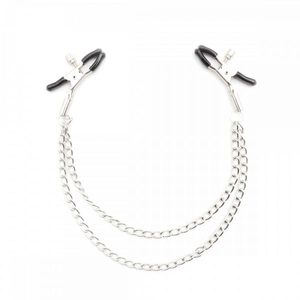 F61313 Затискачі для сосків з подвійним ланцюжком Loveshop Double Chain