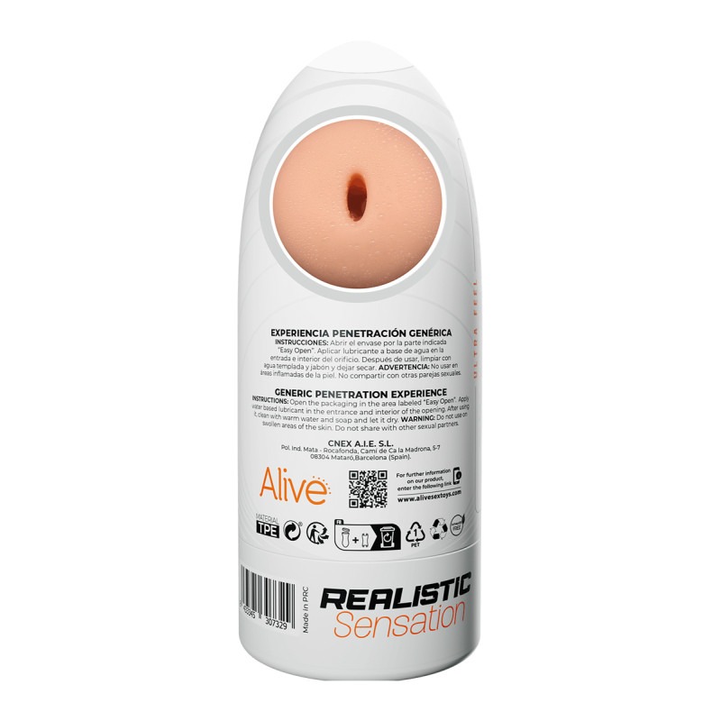 Мастурбатор чоловічий Alive Flex Generic у колбі, M