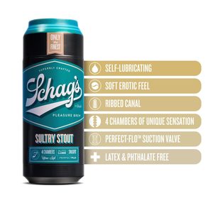 Мастурбатор – банка пива Blush Schag's – Sultry Stout Masturbator – Frosted, самозмащуваний, вакуум