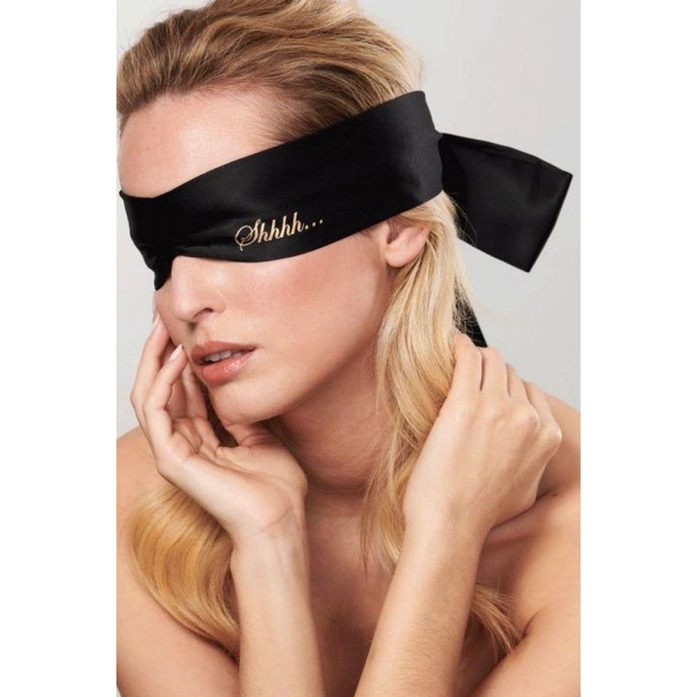 Пов’язка-стрічка 2в1 Bijoux Indiscrets: Shhh (пов’язка на очі і стрічка для зв’язування)