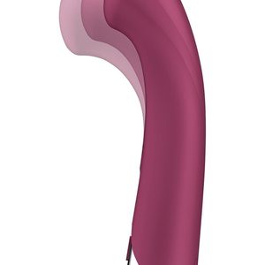 Вібратор з ротацією Satisfyer Spinning G-Spot 1 Red, плоский майданчик для стимуляції точки G