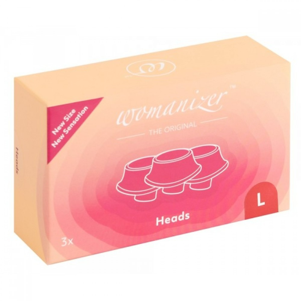 Змінні насадки на Womanizer Premium, Eco, Classic, Liberty, Starlet 2, червоний, розмір L
