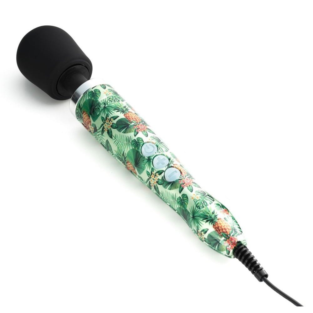 Вібромасажер DOXY Die Cast PINEAPPLE, дуже потужний, живлення 220В, металевий корпус