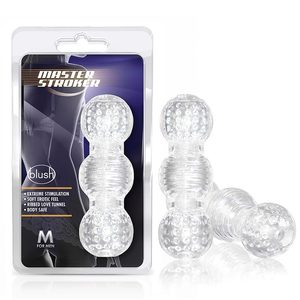 Мастурбатор нереалістичний Blush M for Men Master Stroker прозорий