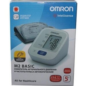 Автоматичний тонометр Omron M2 BASIC 22-32 з адаптером (НЕM-7121-АRU)