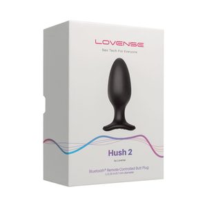 Анальна смарт-вібропробка Lovense Hush 2, розмір XS