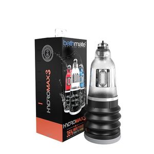 Гідропомпа Bathmate Hydromax 3 Clear, для члена довжиною до 7,5 см, діаметр до 4,5 см