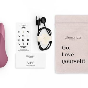 Мінівібратор Womanizer Vibe Dusky Pink, 3 авторежими + 10 рівнів інтенсивності