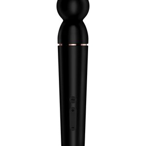 Вібромасажер Satisfyer Planet Wand-er Black/Rosegold, дуже потужний, бездротовий
