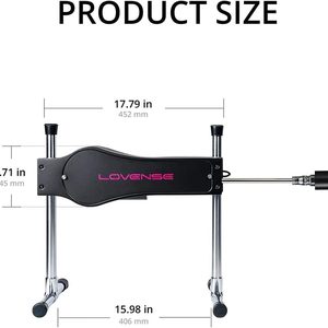 Смарт секс-машина Lovense Sex Machine, два штоки та фалоімітатори, можна для вебкаму