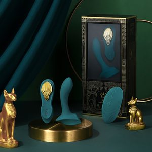 Вібратор в трусики AYA Zalo Turquoise Green на пульті керування