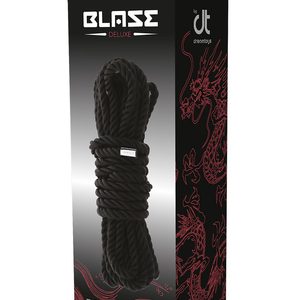 Мотузка для бондажу Dream Toys Blaze Deluxe чорна, 5 м