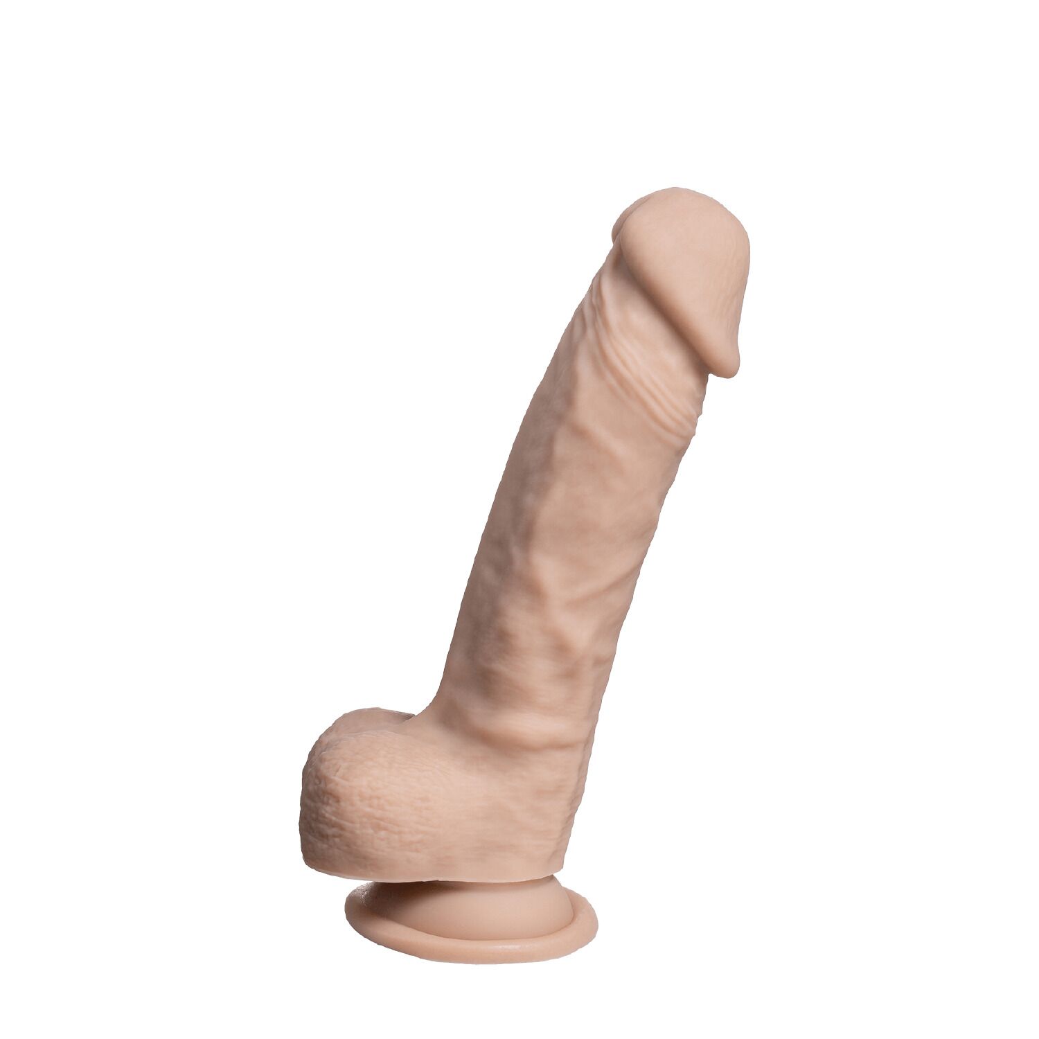Фалоімітатор SilexD Johnny Real Skin Flesh MODEL 1, суперреалістичний, на присосці, діаметр 3,8 см