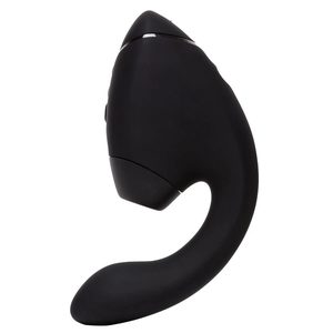 Подвійний вакуумний кліторальний стимулятор з вібрацією Womanizer Next Duo - Black