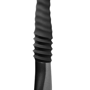 Пульсатор Blush Temptasia – Lazarus Thrusting Dildo – Black, ребристий стовбур, 3 швидкості