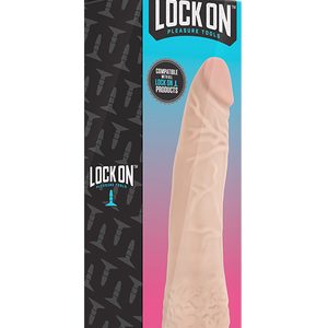 Реалістична насадка для страпона LOCK ON 7.5 INCH REALISTIC LOCK ON DILDO