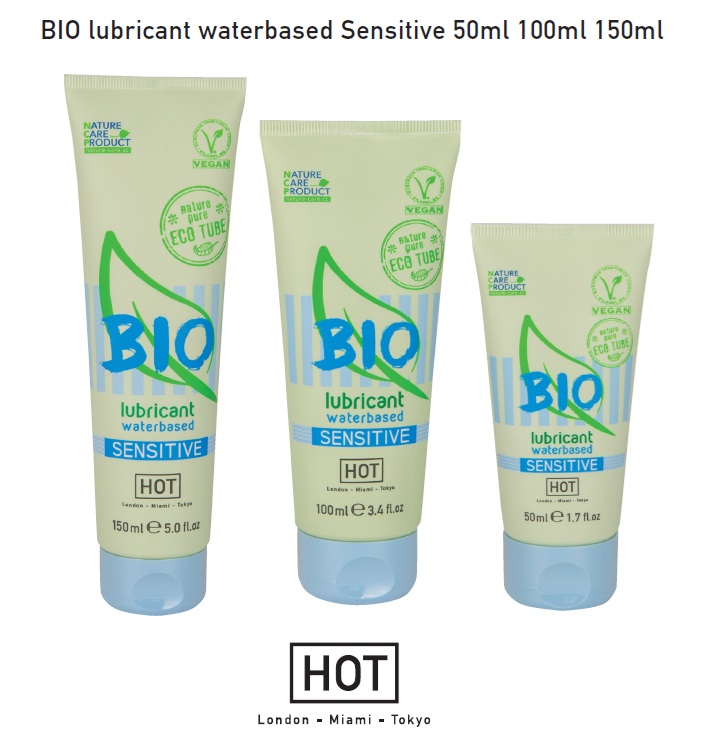 Органічний лубрикант на водній основі Hot Bio Lube Sensitive, 100 мл