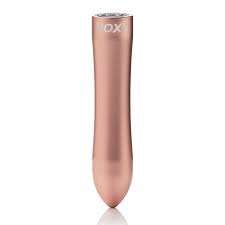 Потужна віброкуля DOXY ROSE GOLD у металевому кейсі, ультрагладенька, 7 режимів