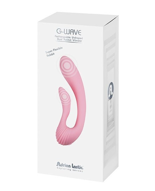 Вібратор Adrien Lastic G-wave вагінально-кліторальний, 2 мотори, універсальний
