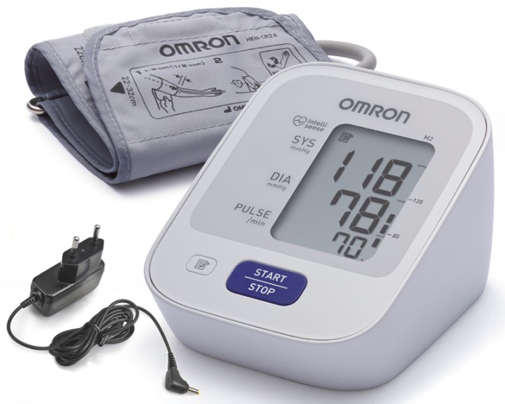 Автоматичний тонометр Omron M2 BASIC 22-32 з адаптером (НЕM-7121-АRU)