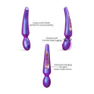 Стимулятор для клітора Love To Love Pleaser Iridescent Night, ефект постукування, 5 режимів