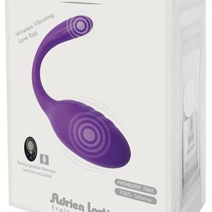 Віброяйце зі стимулятором клітора Adrien Lastic Smart Dream II з пультом LRS, можна під одяг