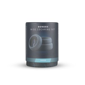 Набір ерекційних кілець Boners 3 Ring kit (flat rings), 3; 3,5 та 4 см