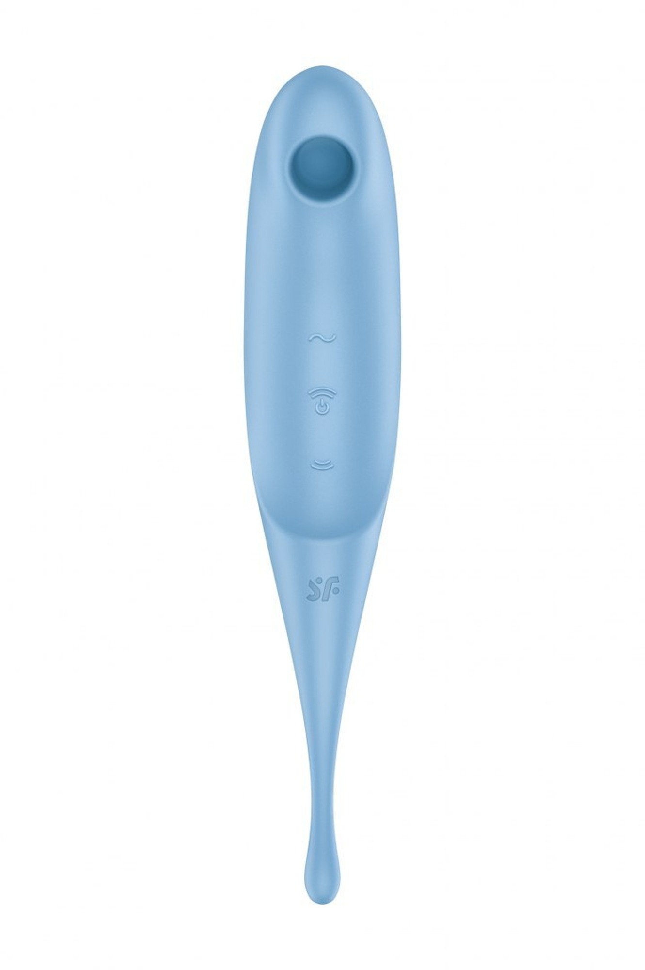 Вібратор для клітора з вакуумною стимуляцією Satisfyer Twirling Pro Blue