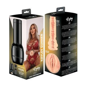 Мастурбатор Kiiroo Feel Kayley Gunner PBC, сумісний із PowerBlow та Keon
