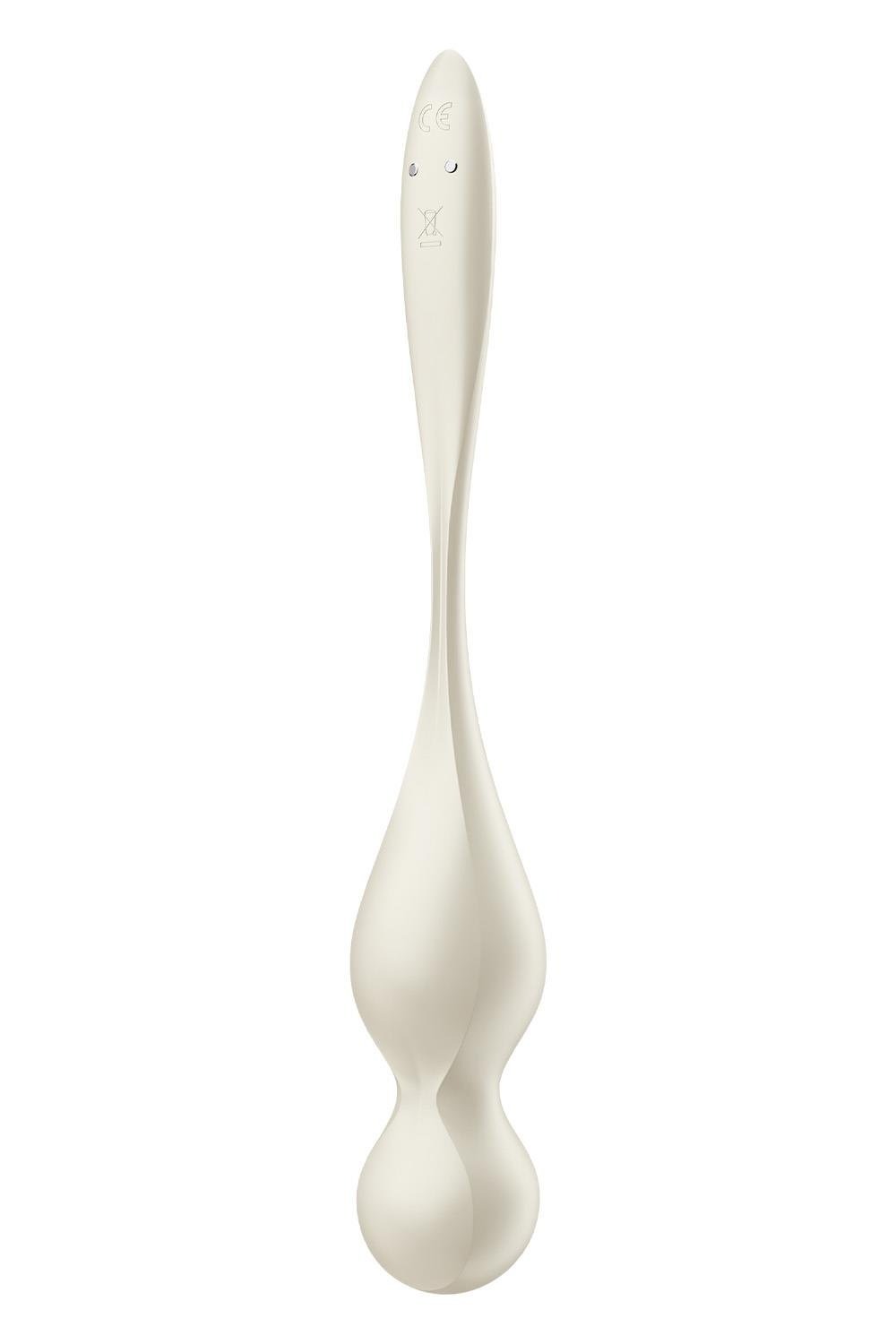 Вагінальні смарт-кульки з вібрацією Satisfyer Love Birds 1 Connect App White, 78 г
