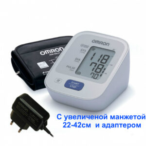 M2 Basic (HEM 7121-ALRU) з віялоподібною манжетою 22-42 см та адаптером мережі