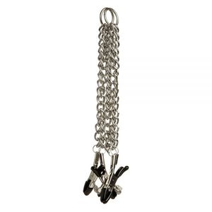 Затискачі для сосків і клітора DS Fetish Double Pleasure