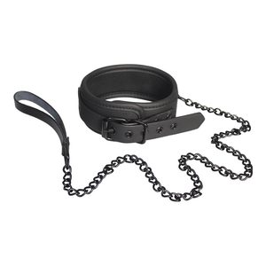 Нашийник з повідцем BLAZE COLLAR AND CHAIN BLACK