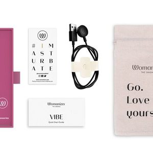 Мінівібратор Womanizer Vibe Dusky Pink, 3 авторежими + 10 рівнів інтенсивності