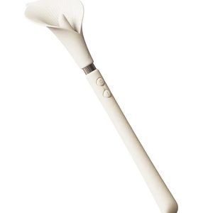 Розкішний вібромасажер Zalo – Calla Ivory White, двосторонній, 2 мотори