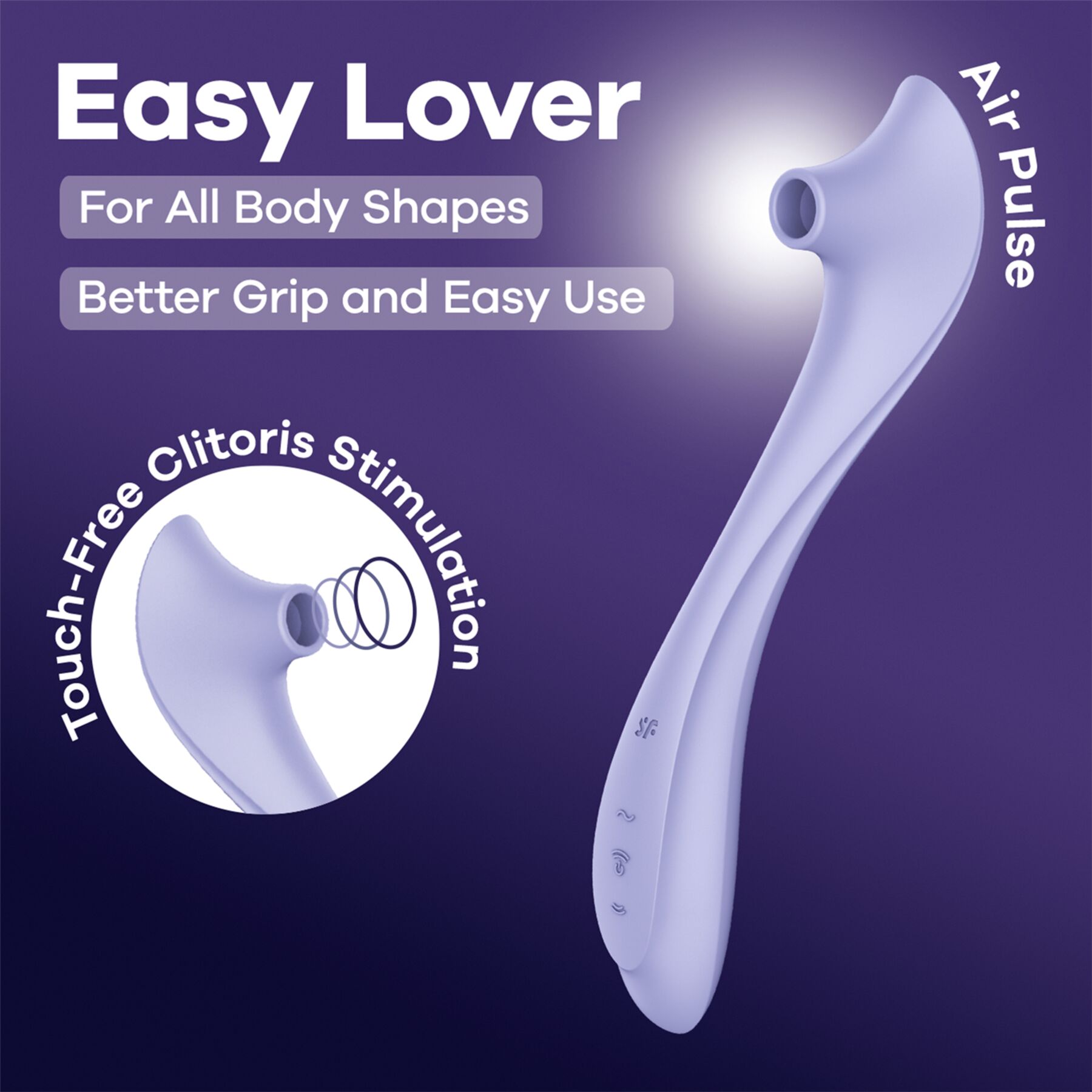 Вакуумний кліторальний стимулятор Satisfyer Easy Lover