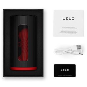 Смарт-мастурбатор LELO F1S V3 Red, 2 мотори, 8 режимів, стимуляція звуковими хвилями