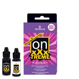 Збуджувальні краплі для клітора Sensuva On xXxTREME Arousal Oil (5 мл) with Antidote (5 мл) + антидот