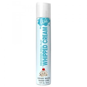 Лубрикант на водній основі Wet Oral Play Whipped Cream (30 мл), їстівний, без цукру