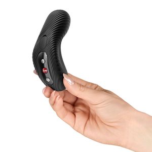 Накладний вібратор Fun Factory LAYA III Black, ефект постукування пальцем
