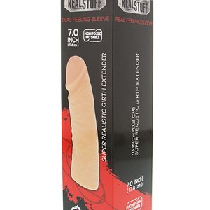 Подовжуюча насадка для пеніса REALSTUFF GIRTH EXTENDER SLEEVE