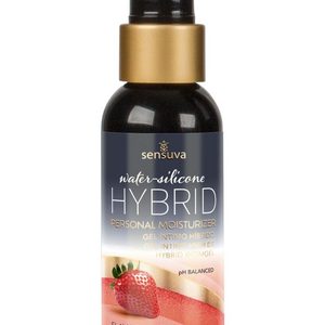 Змазка водно-силіконова Sensuva Hybrid Strawberry (57 мл) без цукру, можна для оральних пестощів