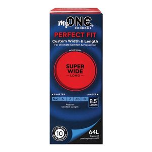 Презервативи MyONE Super Wide & Long 10 шт, картонна коробка