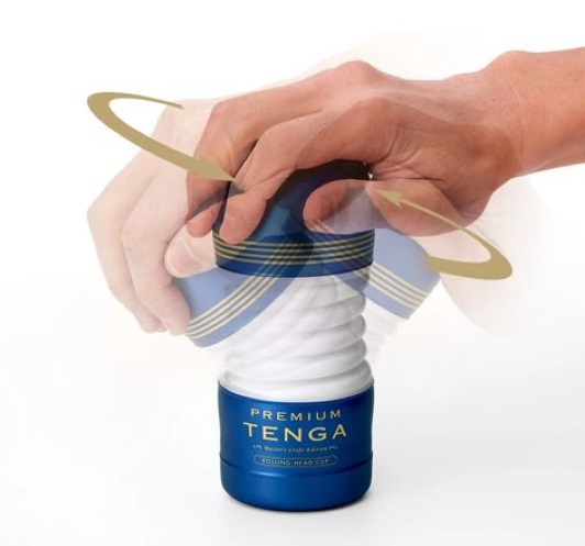 Мастурбатор Tenga Premium Rolling Head Cup з інтенсивною стимуляцією головки