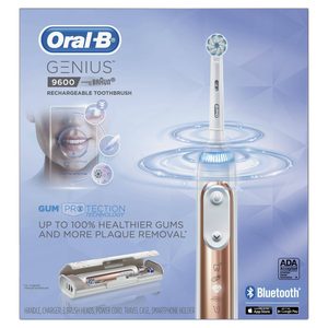 Електрична зубна щітка ORAL-B ROSE GOLD GENIUS 9600