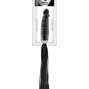 Флогер з ручкою-дилдо Fetish Tentation Whip with Dildo Handle