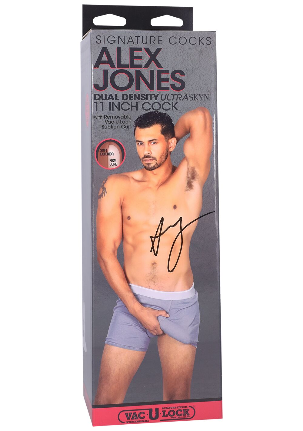 Фалоімітатор Doc Johnson Signature Cocks Alex Jones 11 inch UltraSkyn