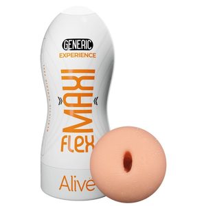Мастурбатор Alive Maxi Flex L Generic, реалістичний вхід, рельєфний канал