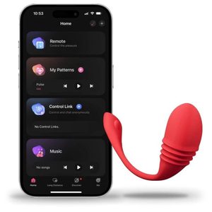 Смарт-віброяйце з пульсацією Lovense Vulse (Thrusting Egg Vibrator), імітація фрикцій